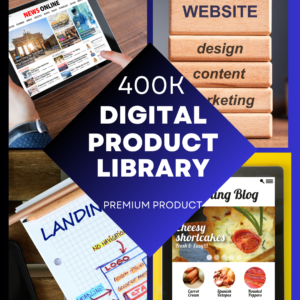 400k digital products library